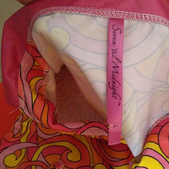 Seven til Midnight BNWOT Retro Hippie Halloween dress size medium - Picture 4 of 8